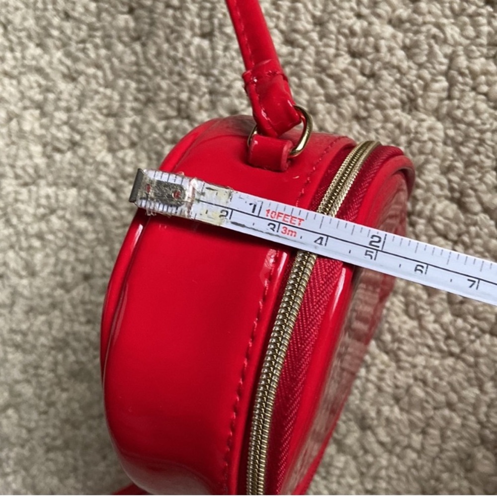 Marc Jacobs Vibrant Red Crossbody Bag Modern Minimalist Design - Picture 11 of 12